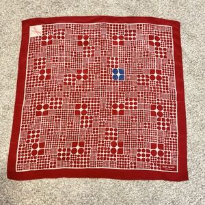 KATE SPADE 21" Square 100% SILK SCARF with Breast Cancer Ribbon on Edge